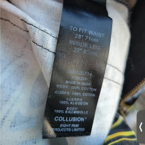 ASOS COLLUSION 100% cotton made in India shirt and pants set - Picture 4 of 7